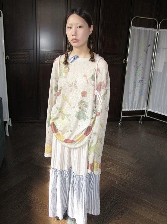 3months | KOREAN KNIT LONG SLEEVE TOP【ID:TN00046】