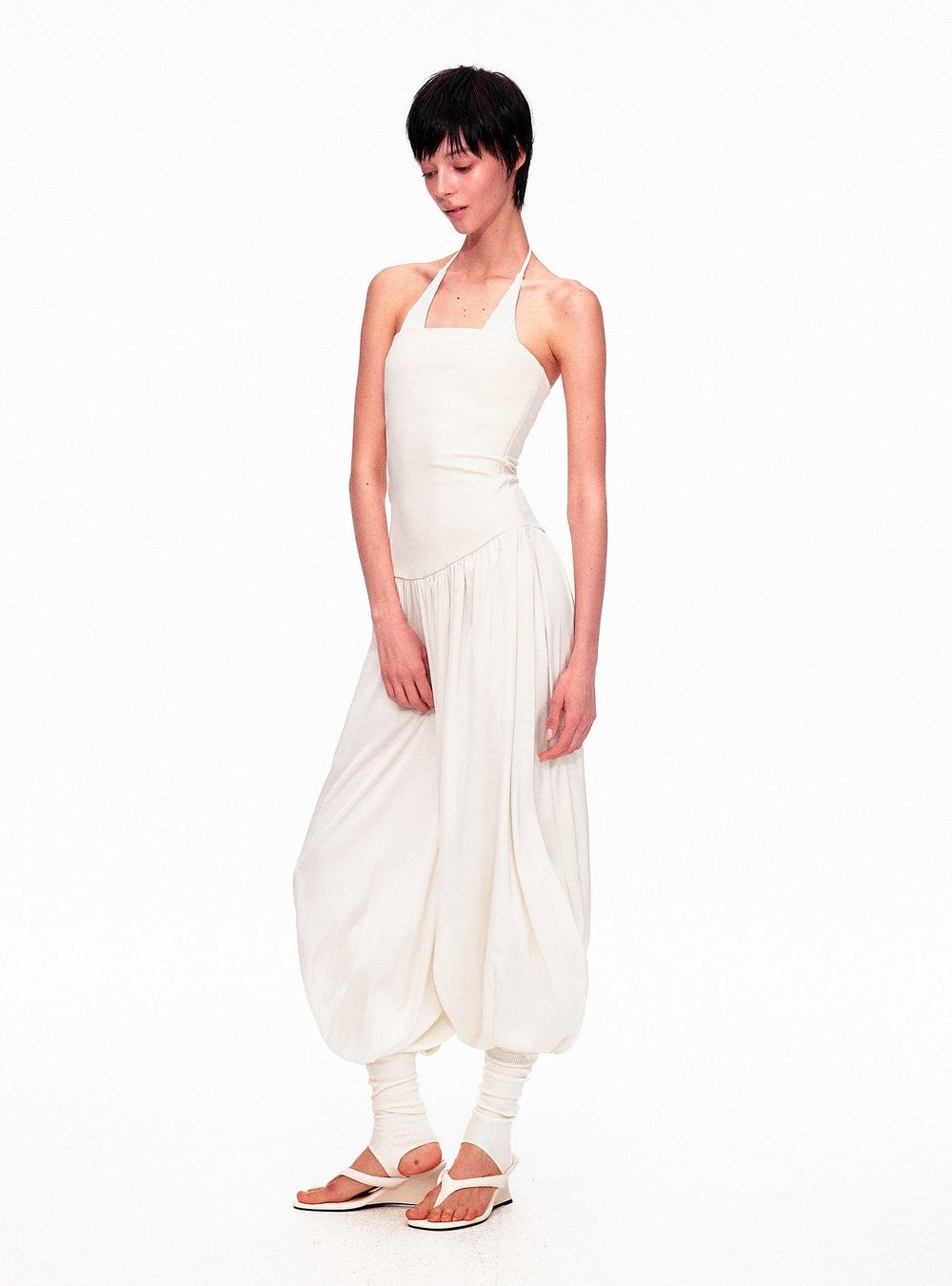 Belted Balloon Jumpsuit