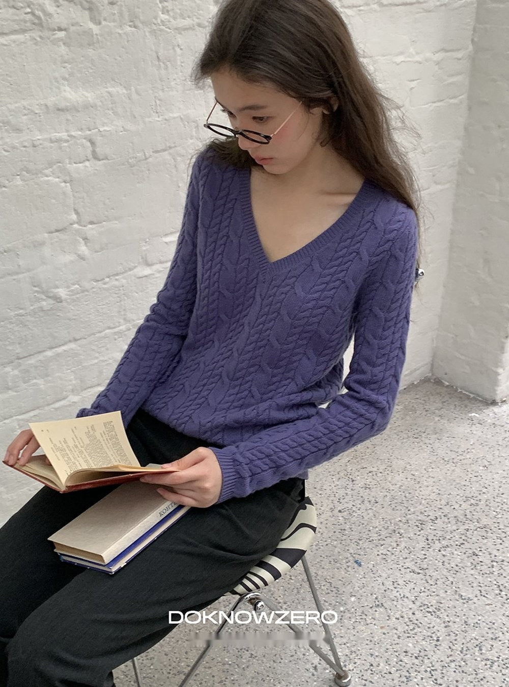 Merino Twist Knit Top