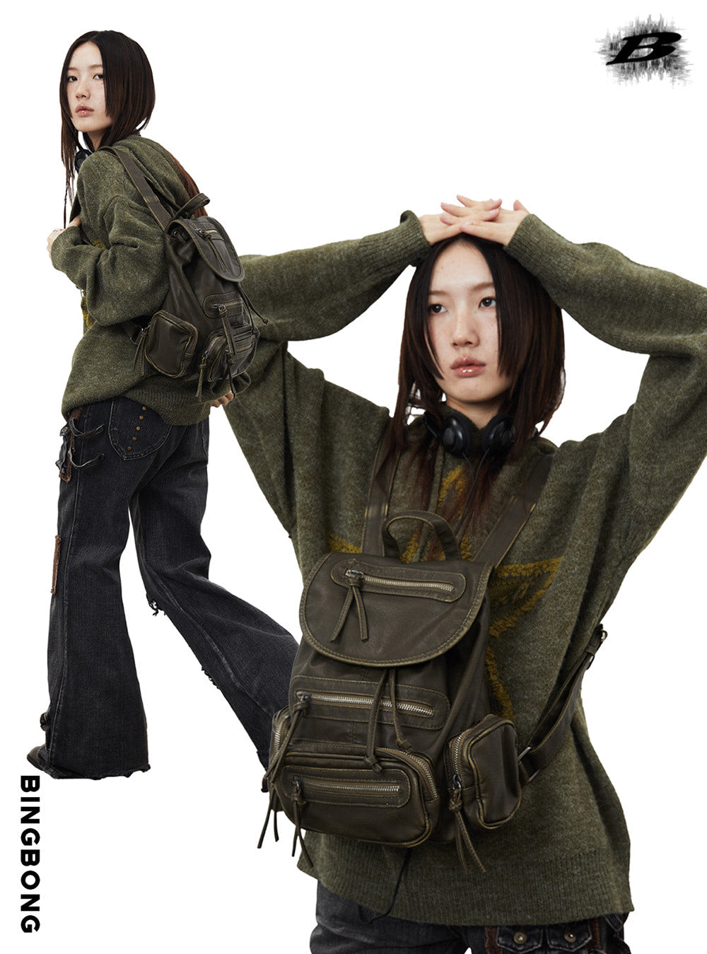 Vintage Rider Backpack (5color)