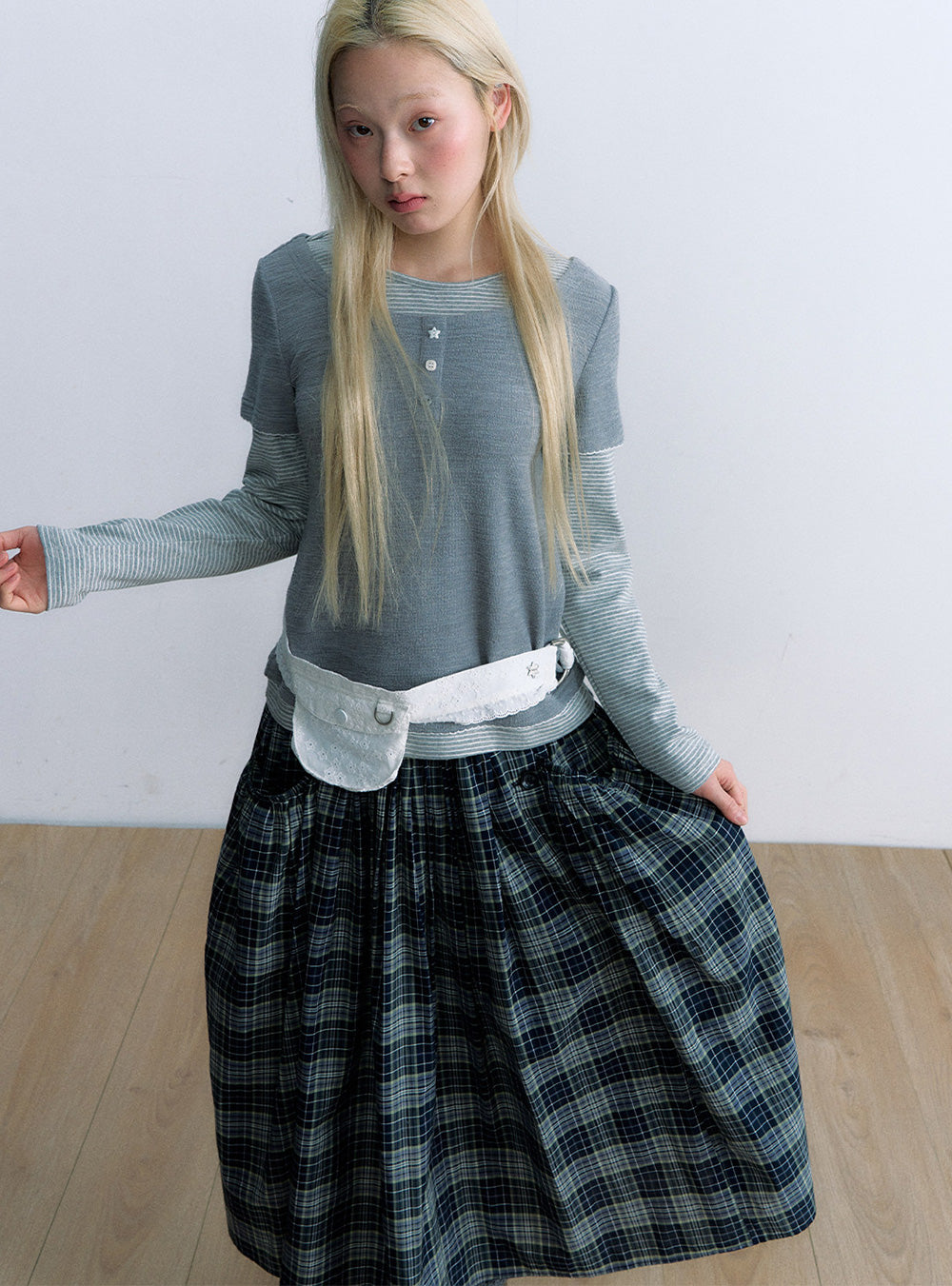Soft Volume Flare Skirt (2color)