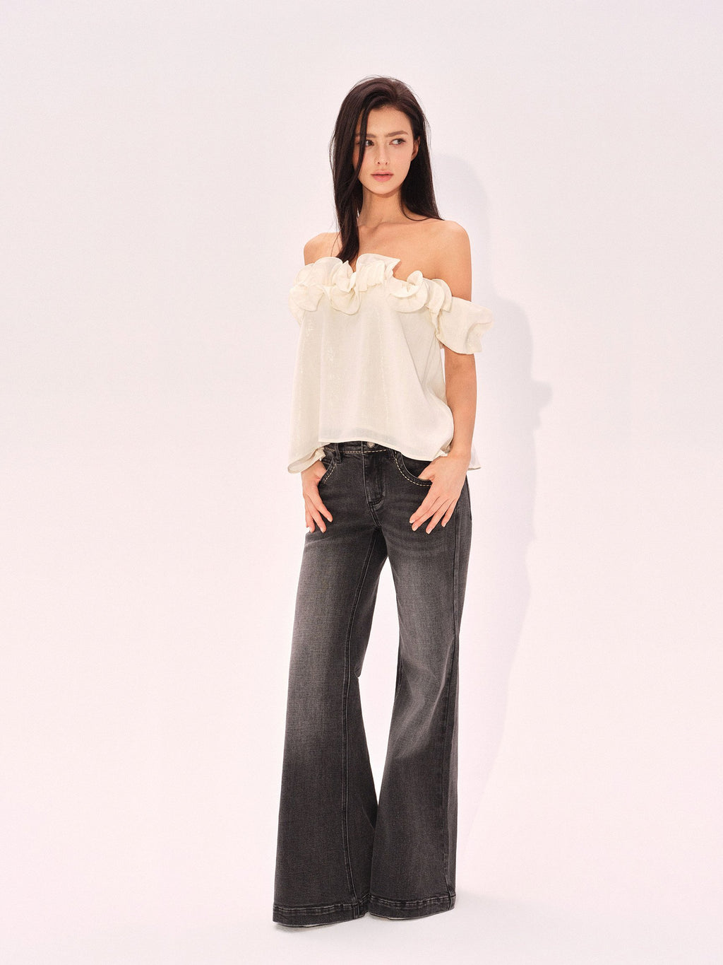 Echo Wash Straight Denim Pants