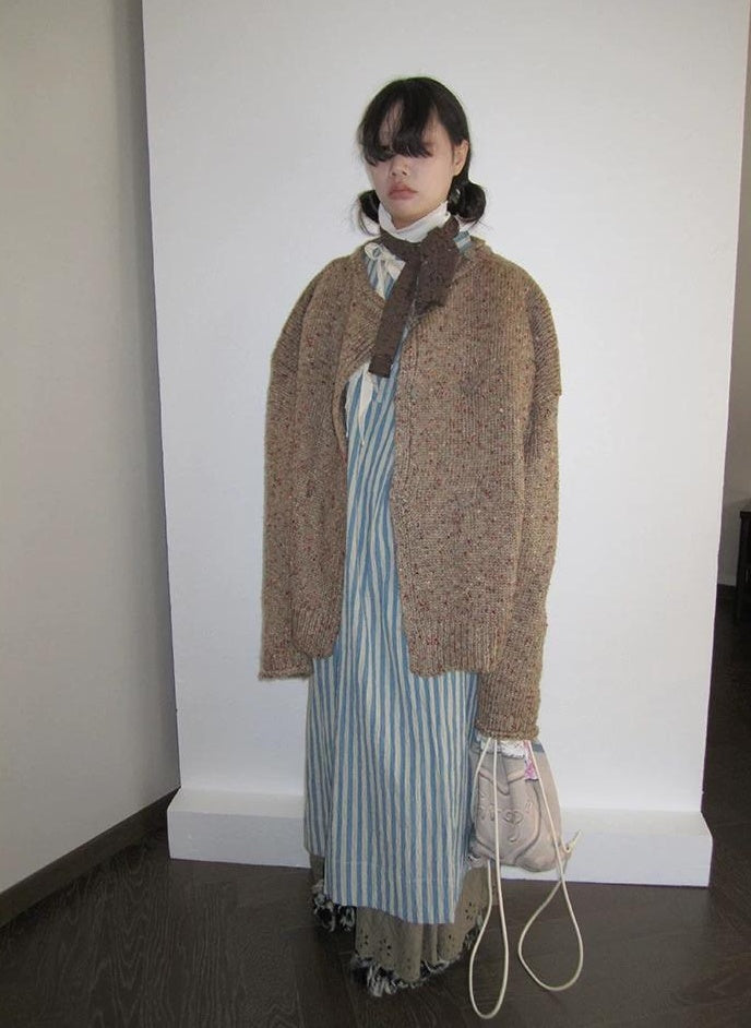 3months | VINTAGE KNIT CARDIGAN JACKET【ID:TN00033】