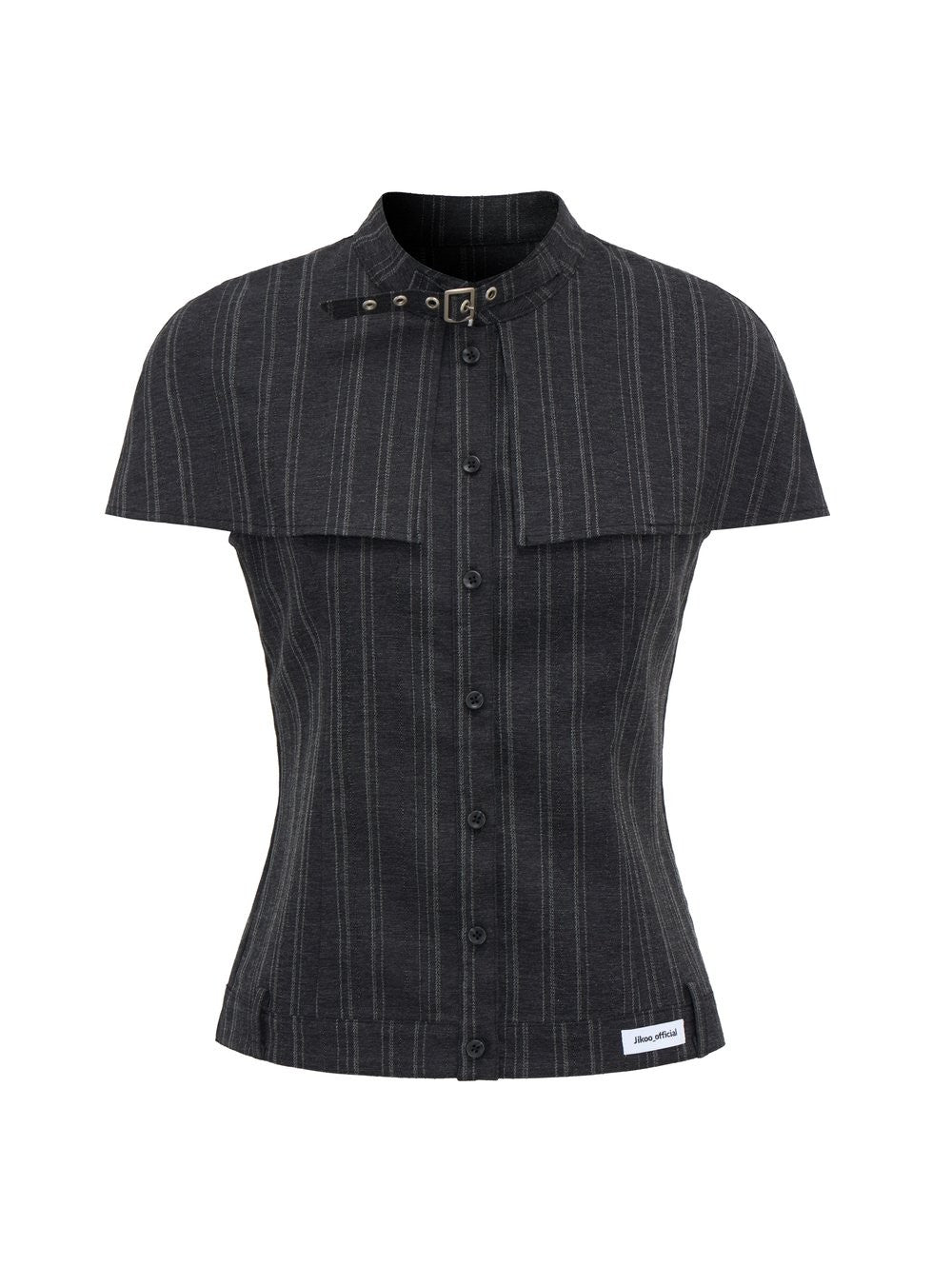 Cape Buckle Strap Shirt