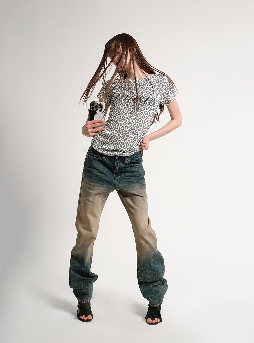 Ash Melt Gradient Denim