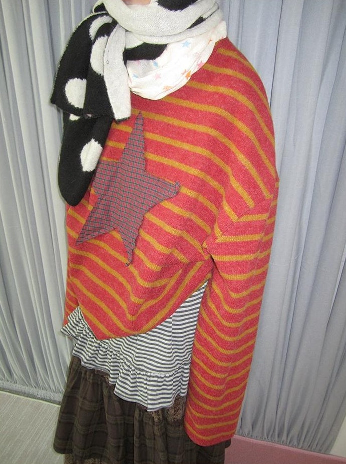 3months |  KOREAN STRIPED KNIT SWEATER【ID:TN00026】