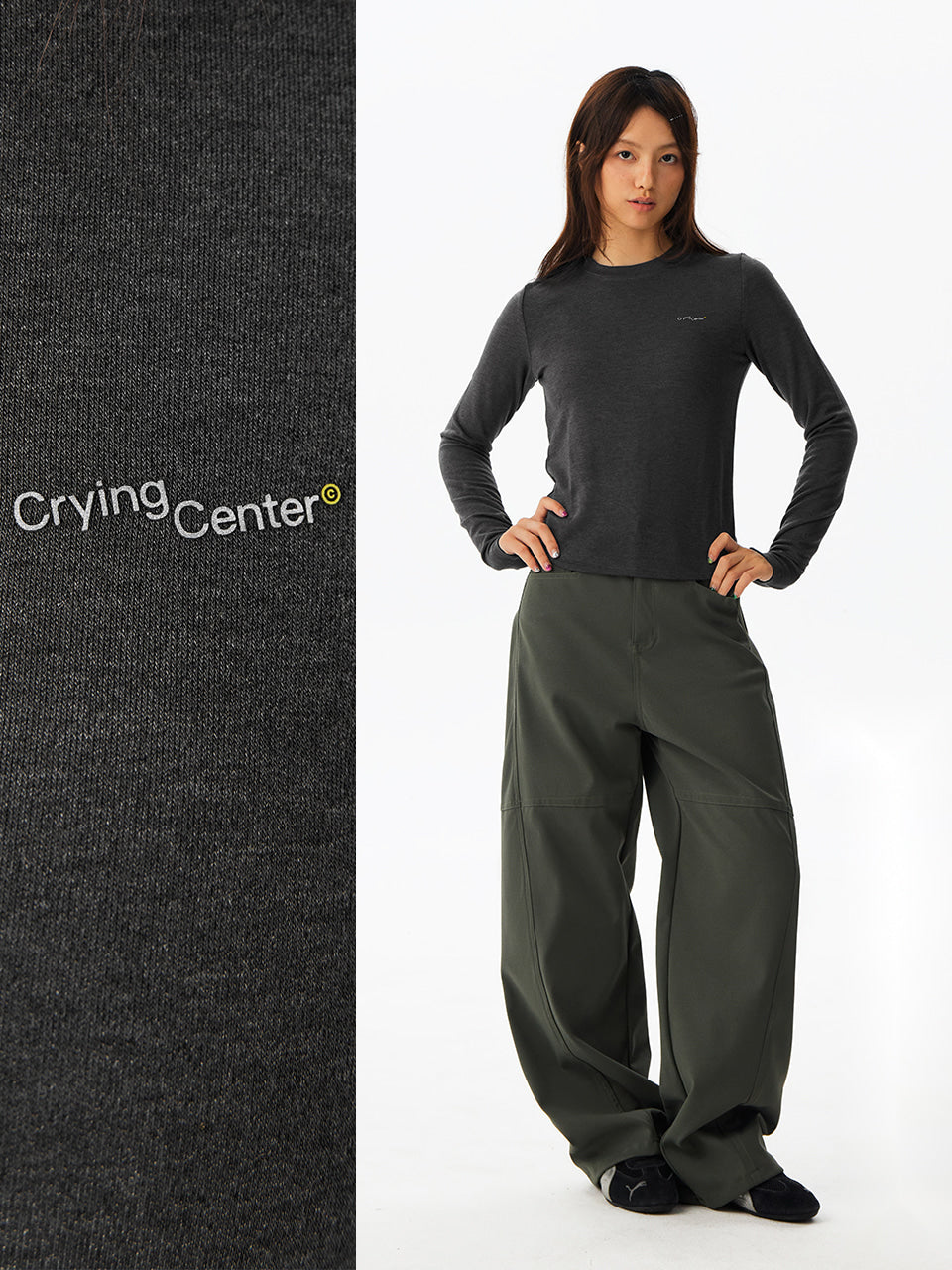 CryingCenter Slim Fit Long Sleeve