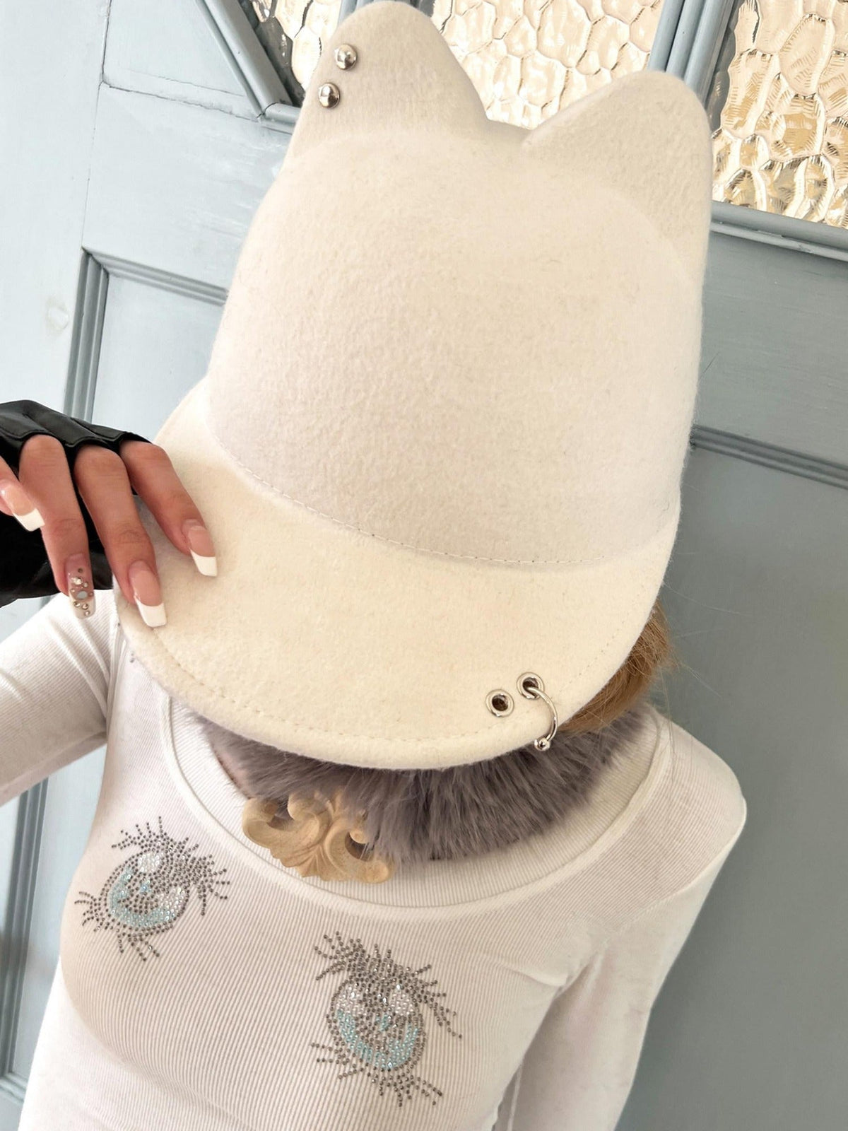 Cozy Wool Adjustable Casual Unisex Riding Cap Flat Brim Hats