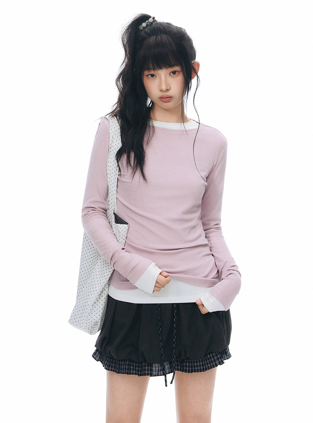 Layered Bloom Mini Skirt