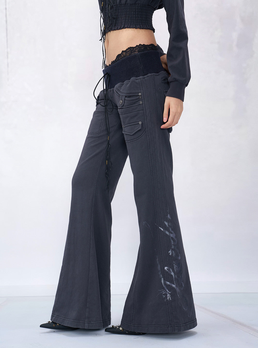 Blue Purple Glitter Pants