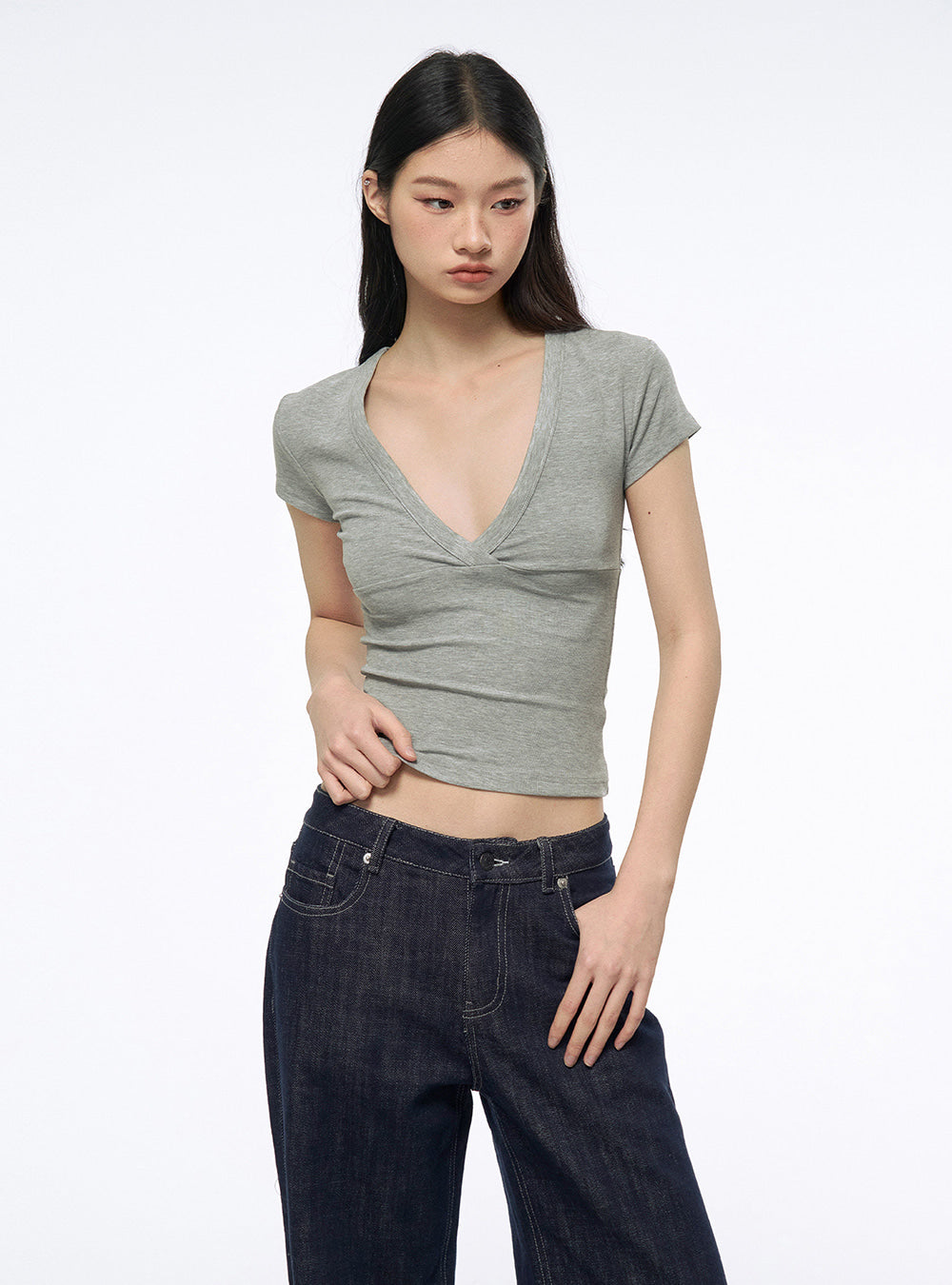 Cross Deep V Elite Top (5color)