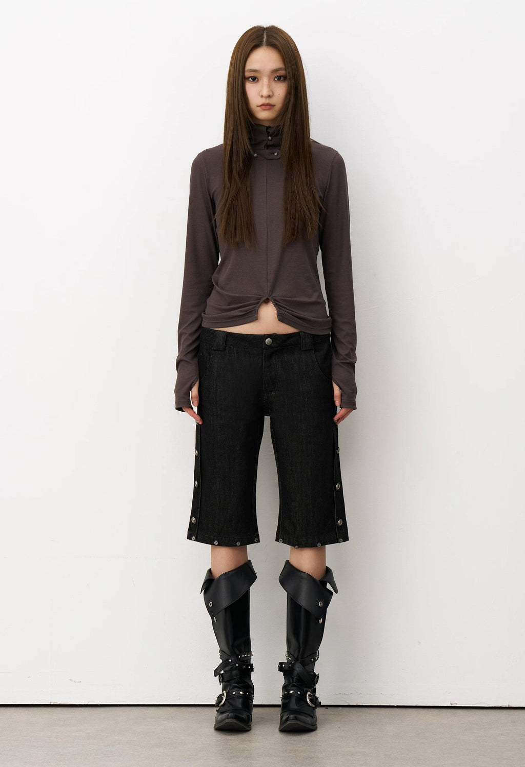 THELIGHT | LYCRA TENCEL PLUSH SHORTS【ID:TN00099】
