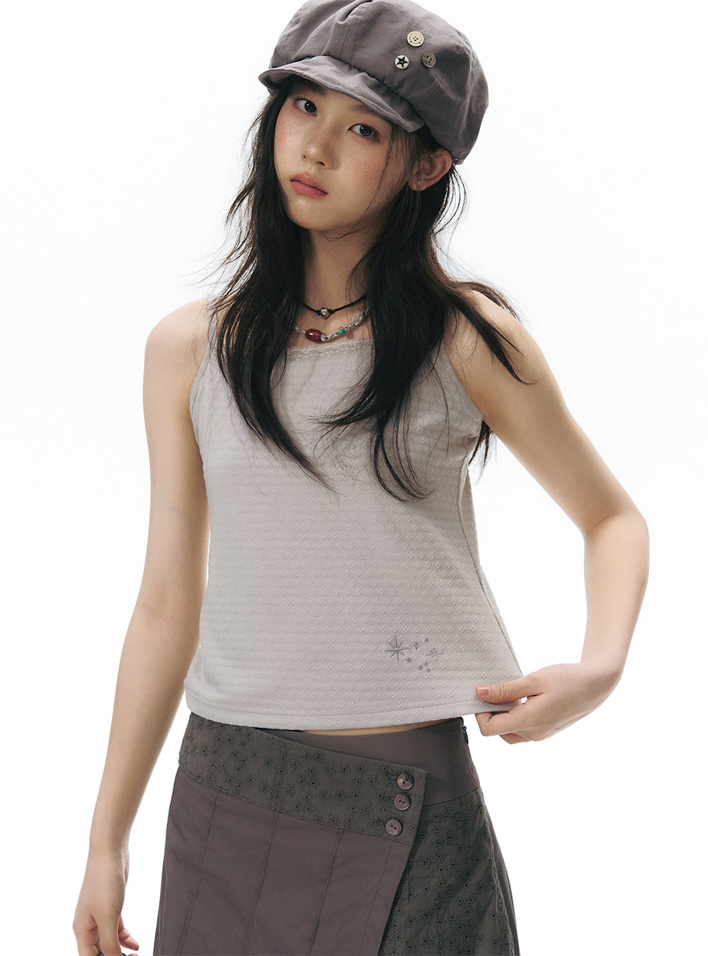 Trim Slim Camisole Top (2color)