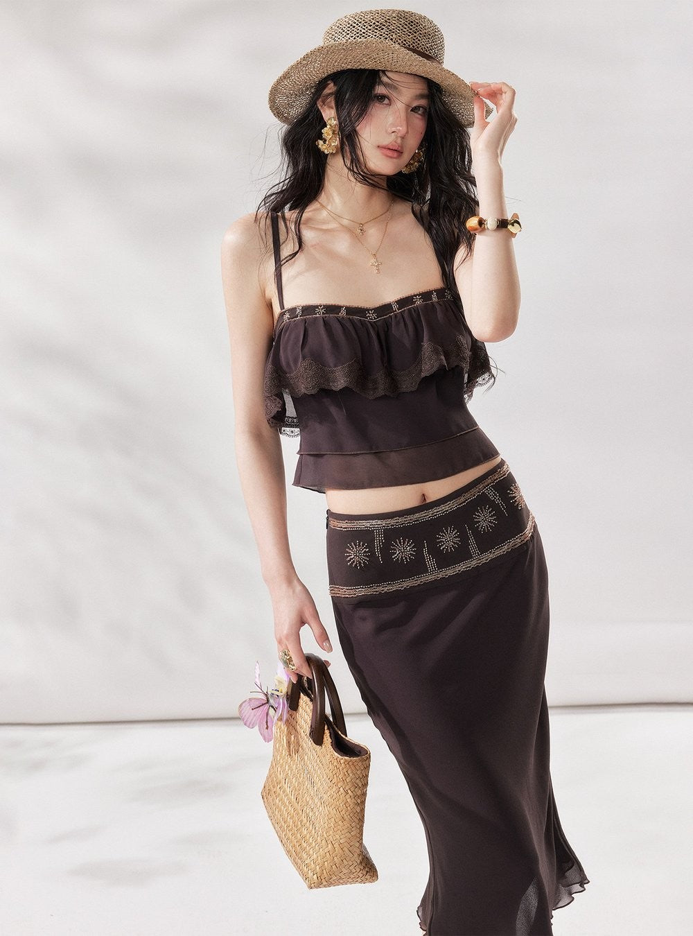 Bloom Cami Top & Flowy Skirt