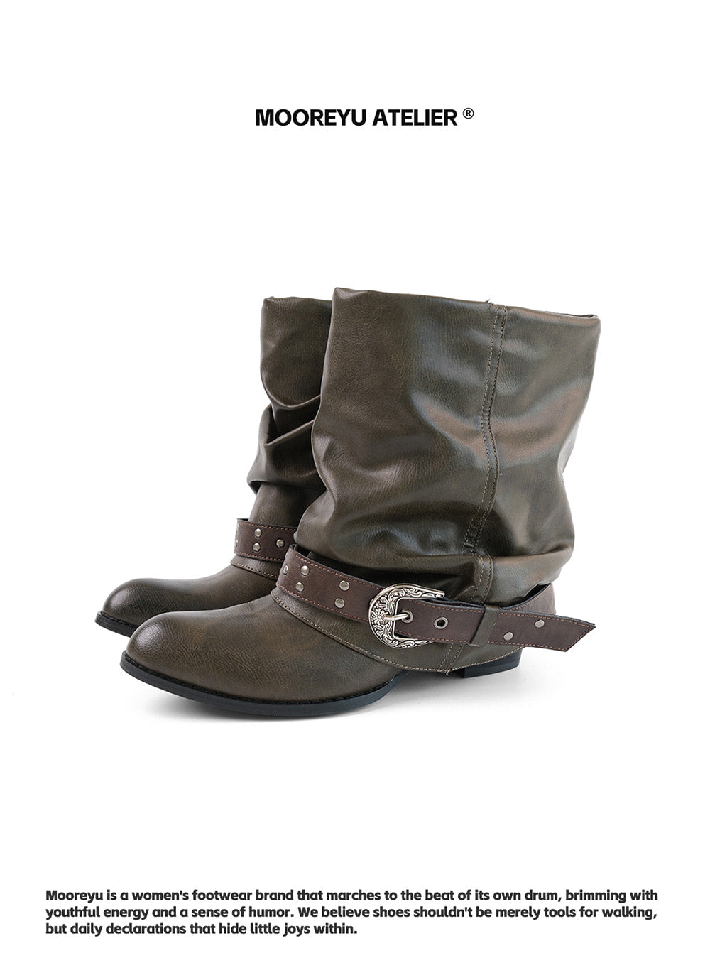 Savanna Drift Western Ankle Boots