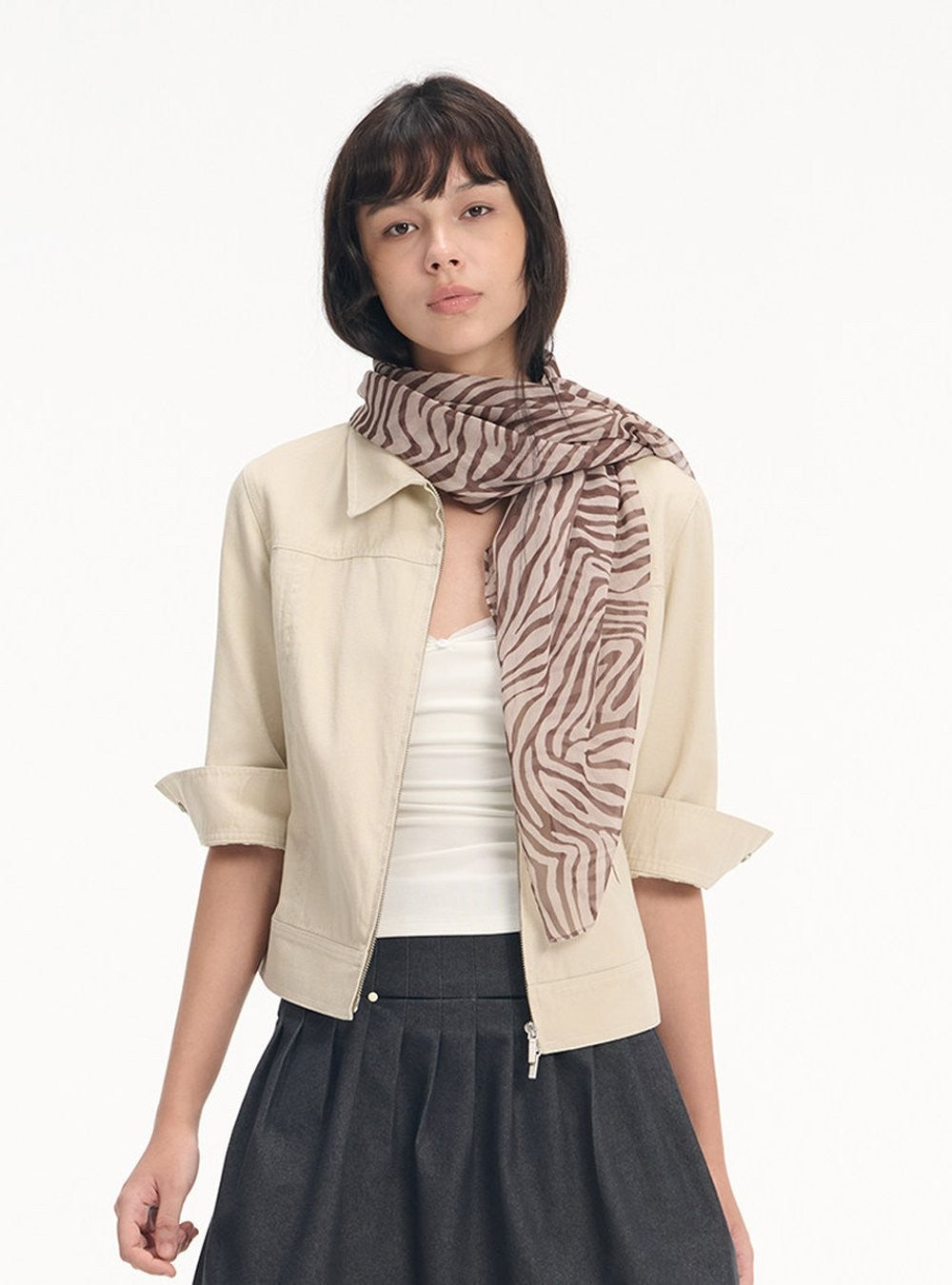 Luminous Wave Scarf