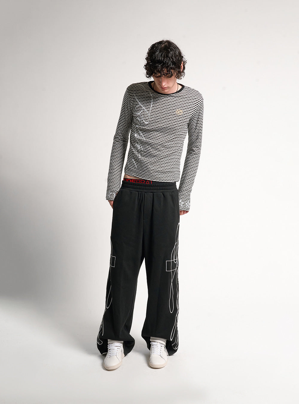 Static Ripple Stripe Top