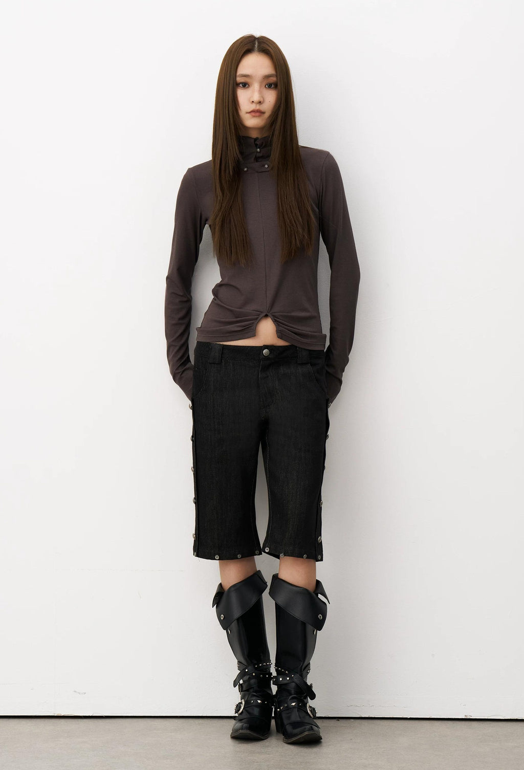 THELIGHT | LYCRA TENCEL PLUSH SHORTS【ID:TN00099】