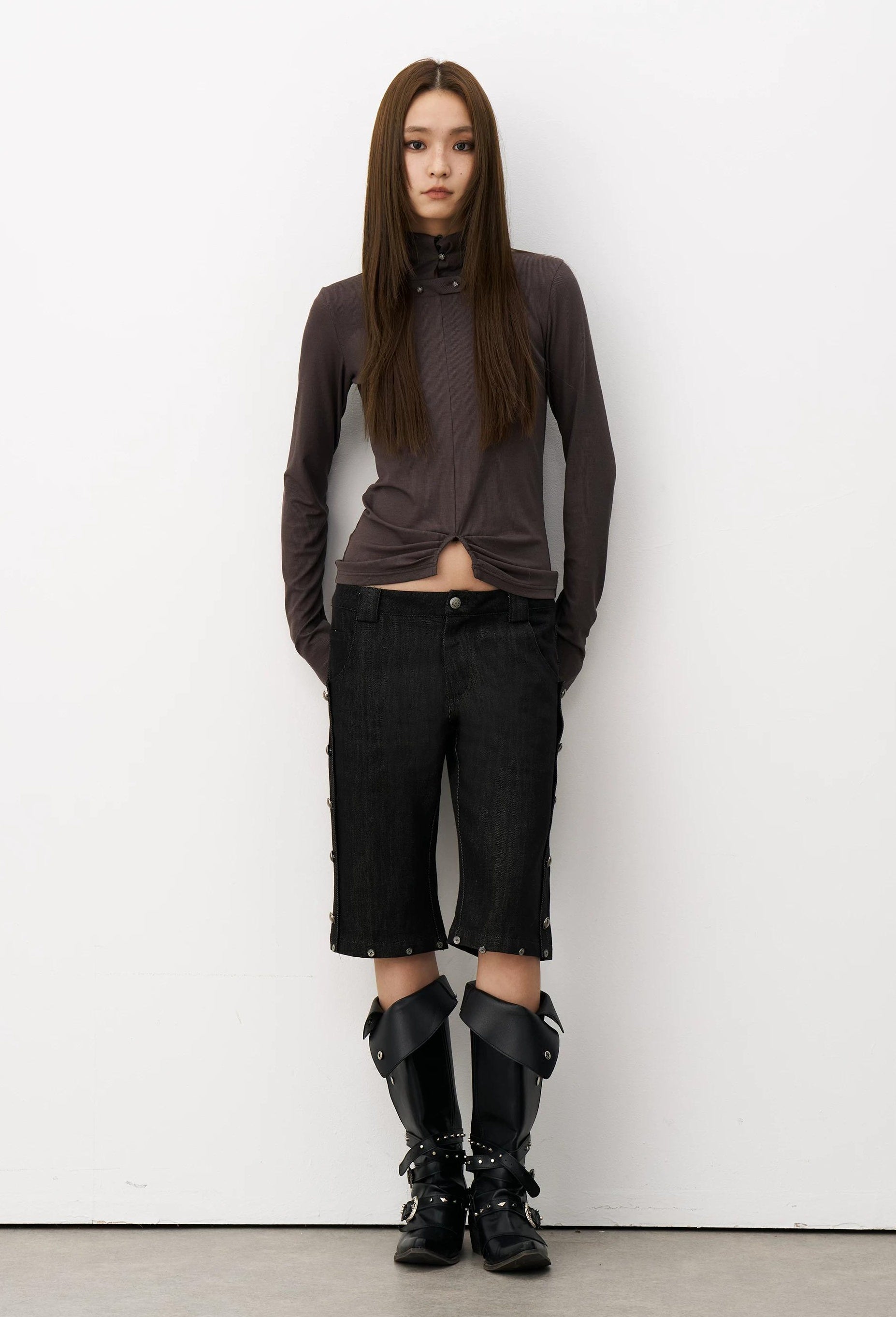 THELIGHT | LYCRA TENCEL PLUSH SHORTS【ID:TN00099】
