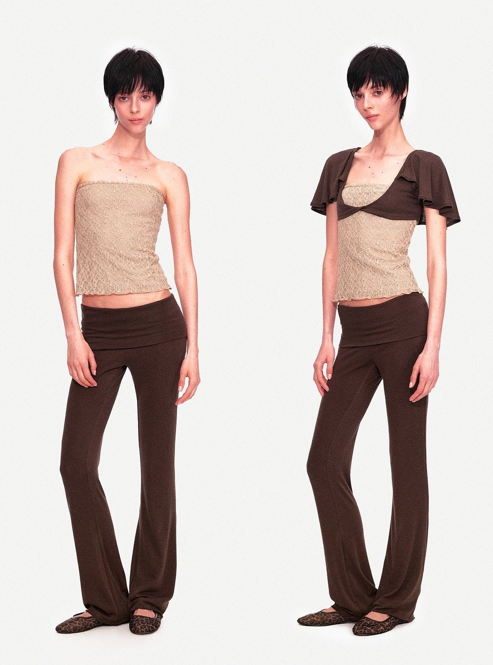 Flutter Knot Bolero Top Set