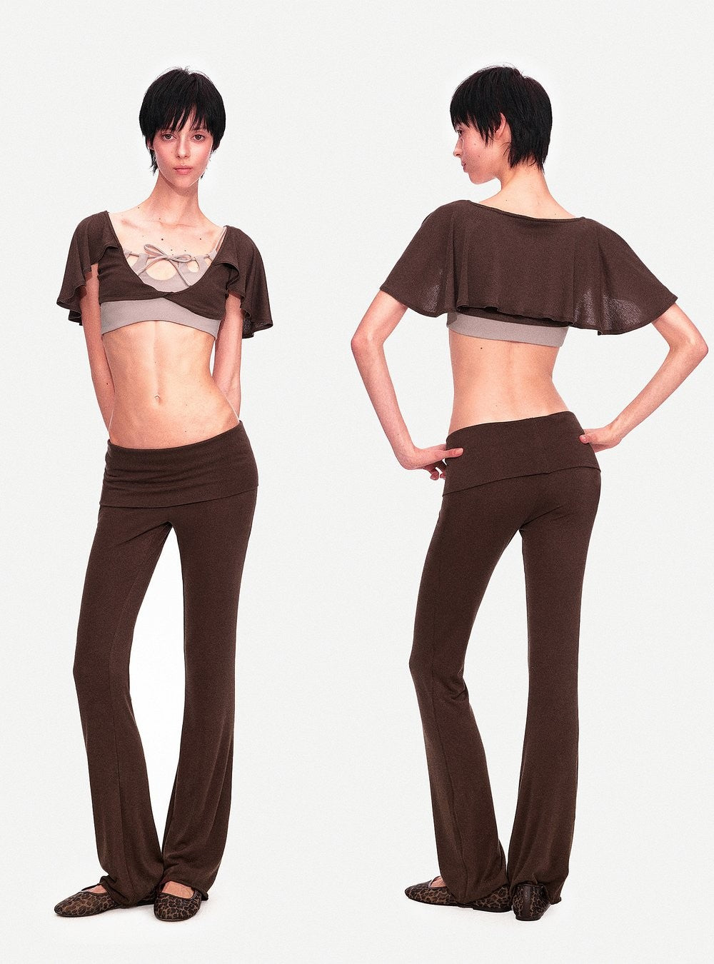 Flutter Knot Bolero Top Set