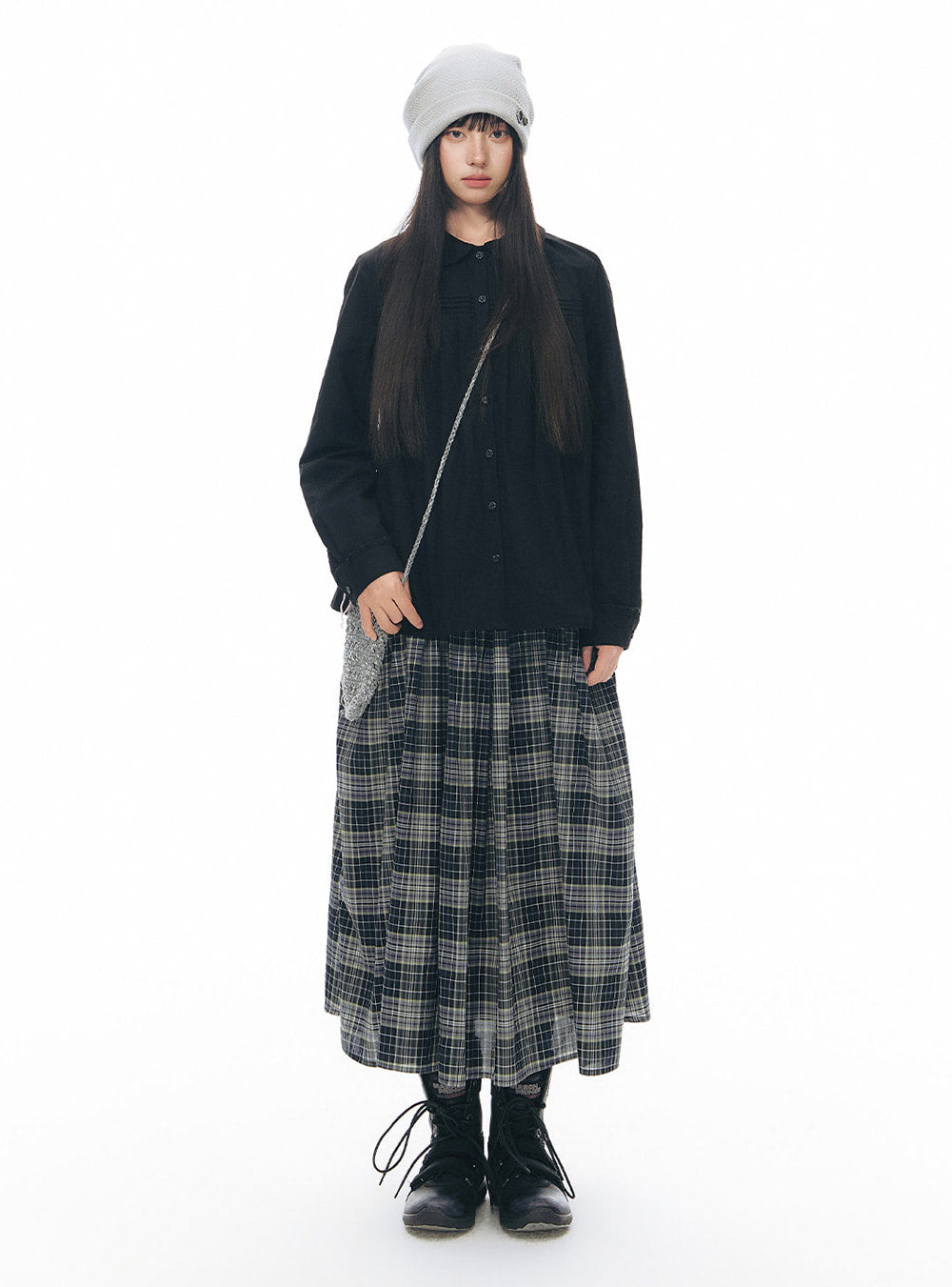Soft Volume Flare Skirt (2color)