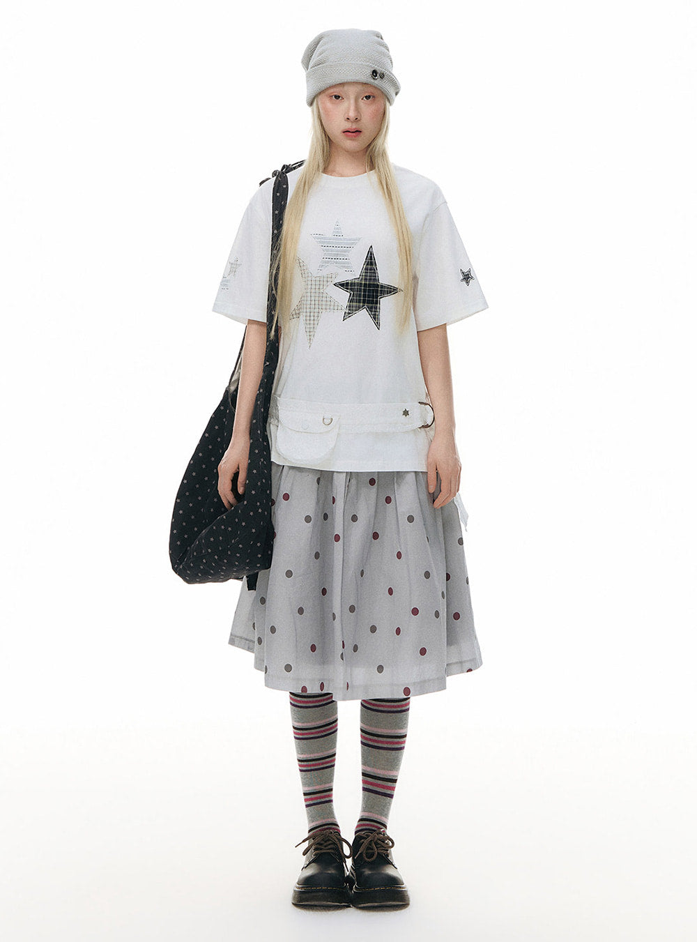 Star Patch Crush Tee (2color)
