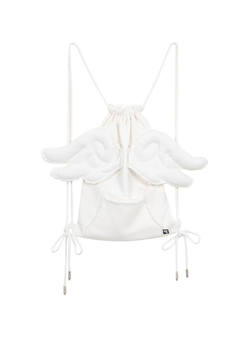 Angel Wing Cotton Cinch Bag