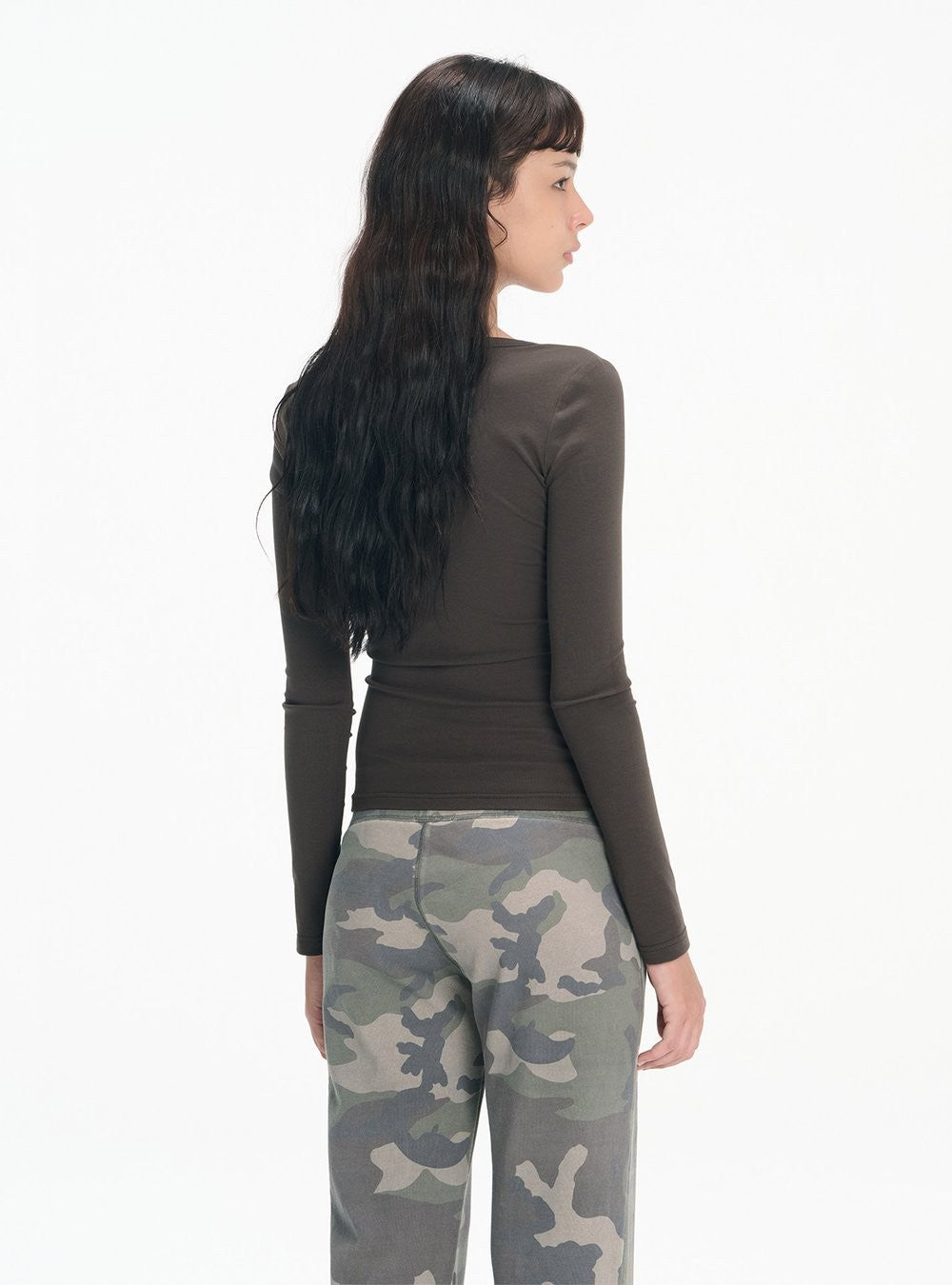 Pure V-Neck Tailored Top (3color)