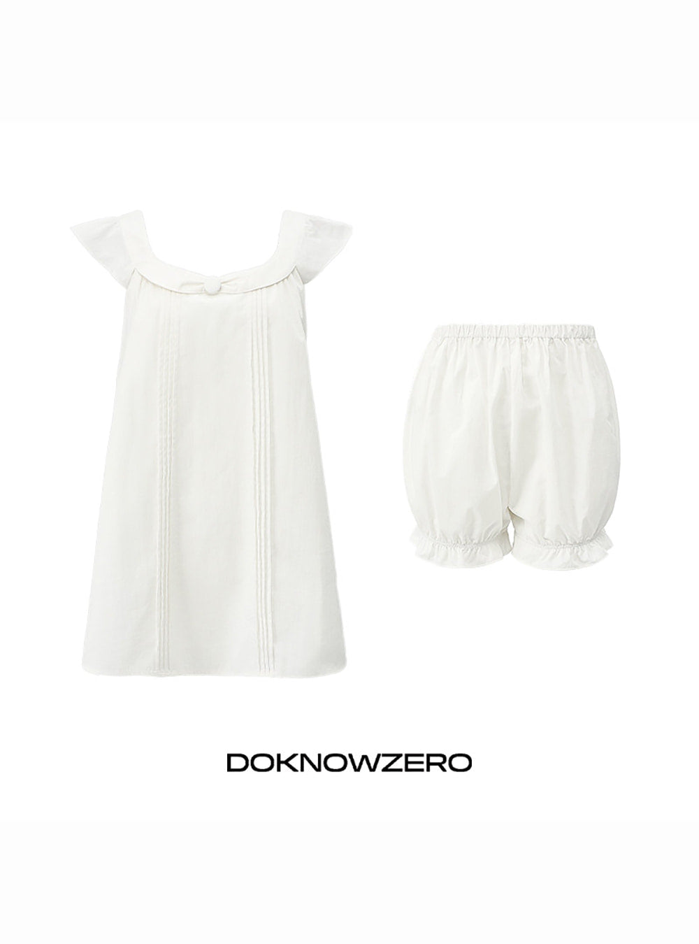 Cloud Frill Two-Piece Dress