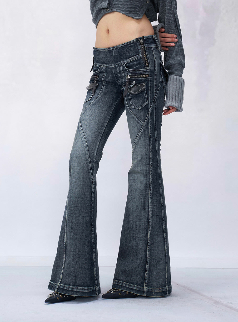 Stretch Vintage Flare Jeans