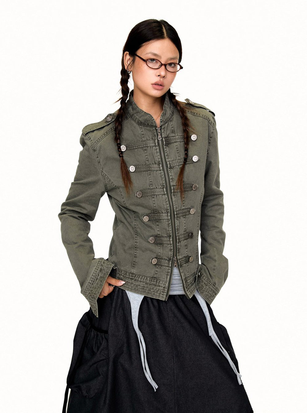 Napoleon Military Zip Jacket (2color)
