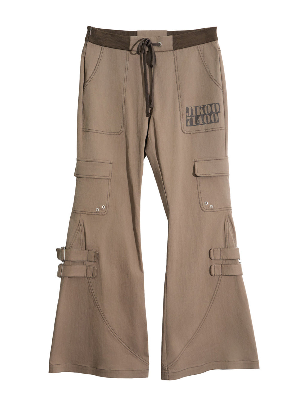 Utility Curve Cargo Flare Pants