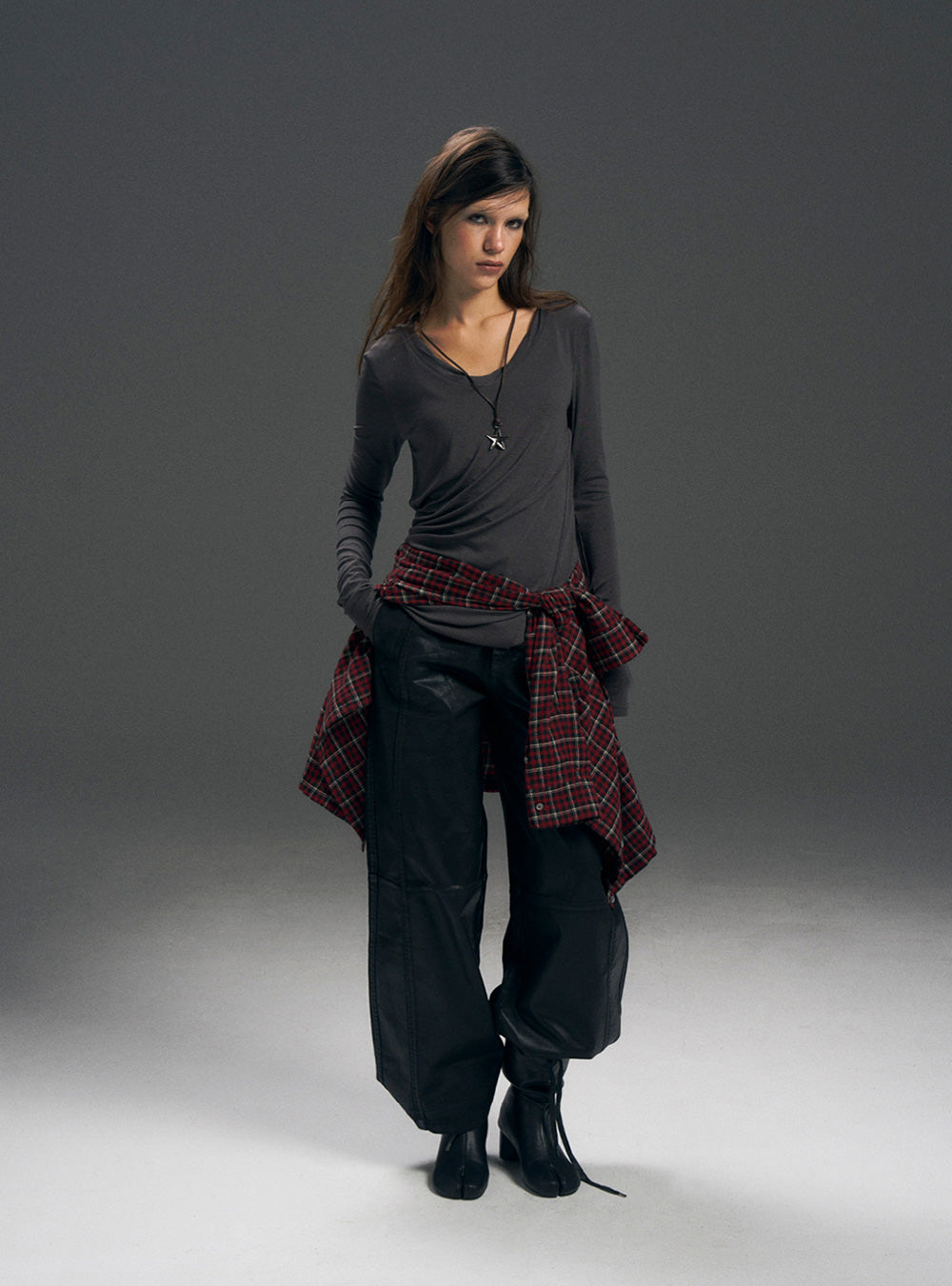 Twisted Tencel Wool Layered Knit Top (2color)