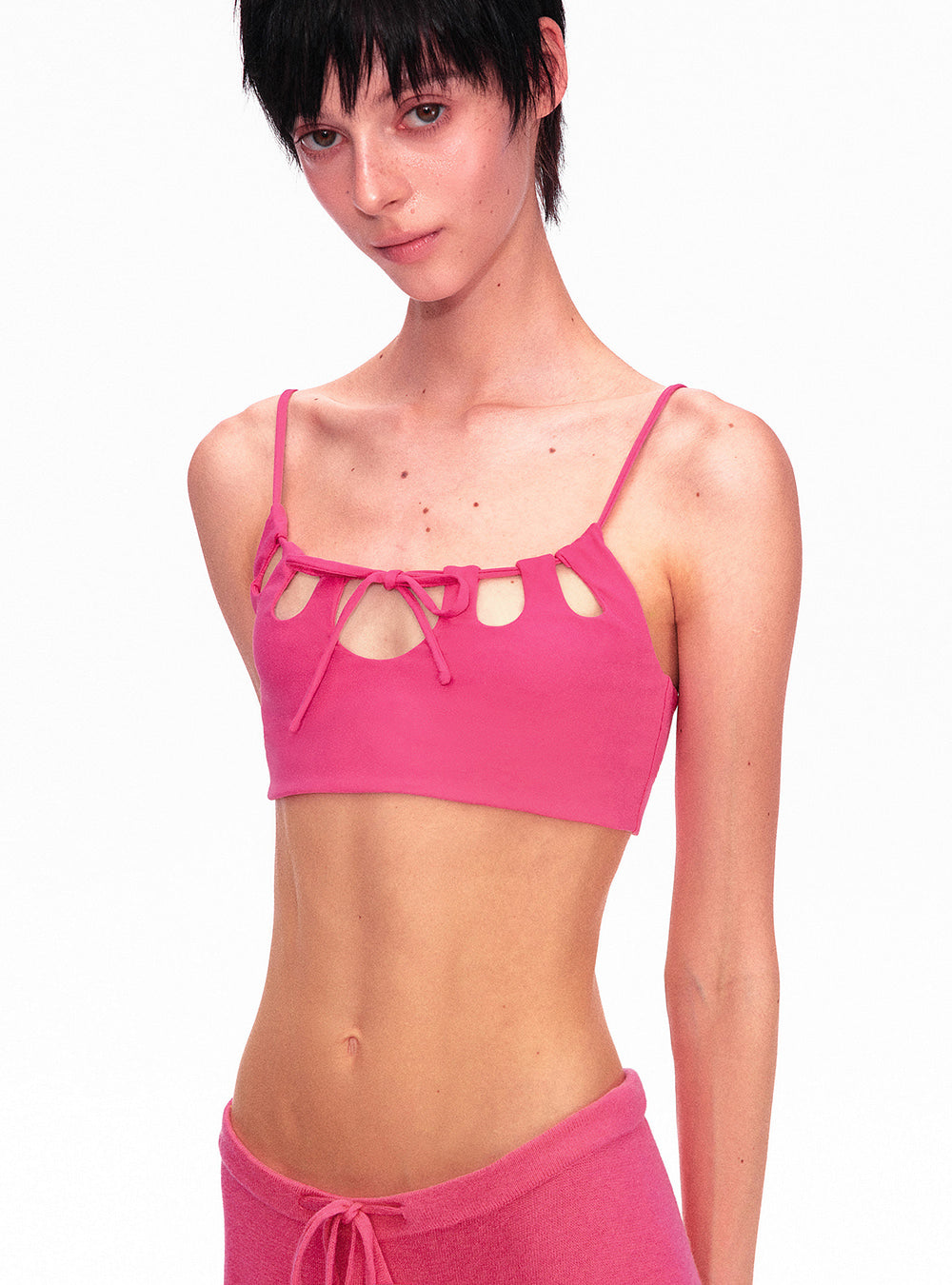 Cutout String Fit Top (3color)