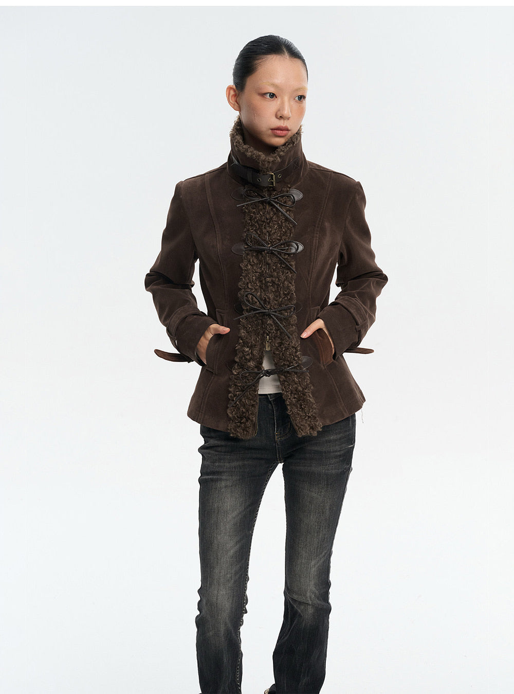 Brown Suede Women’s Jacket