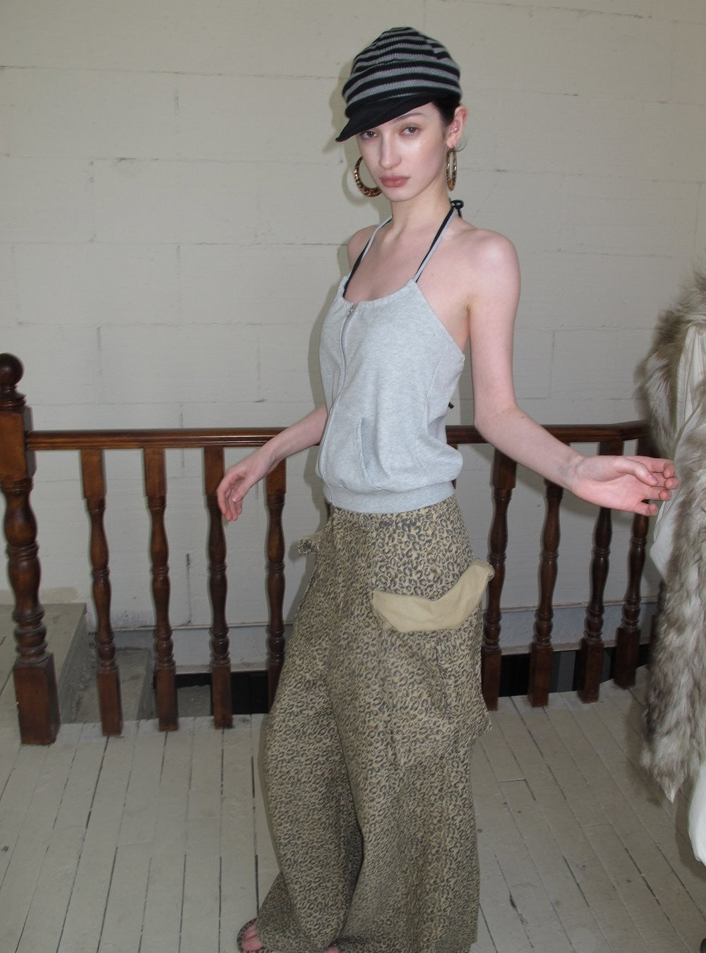 Zip Halter Top