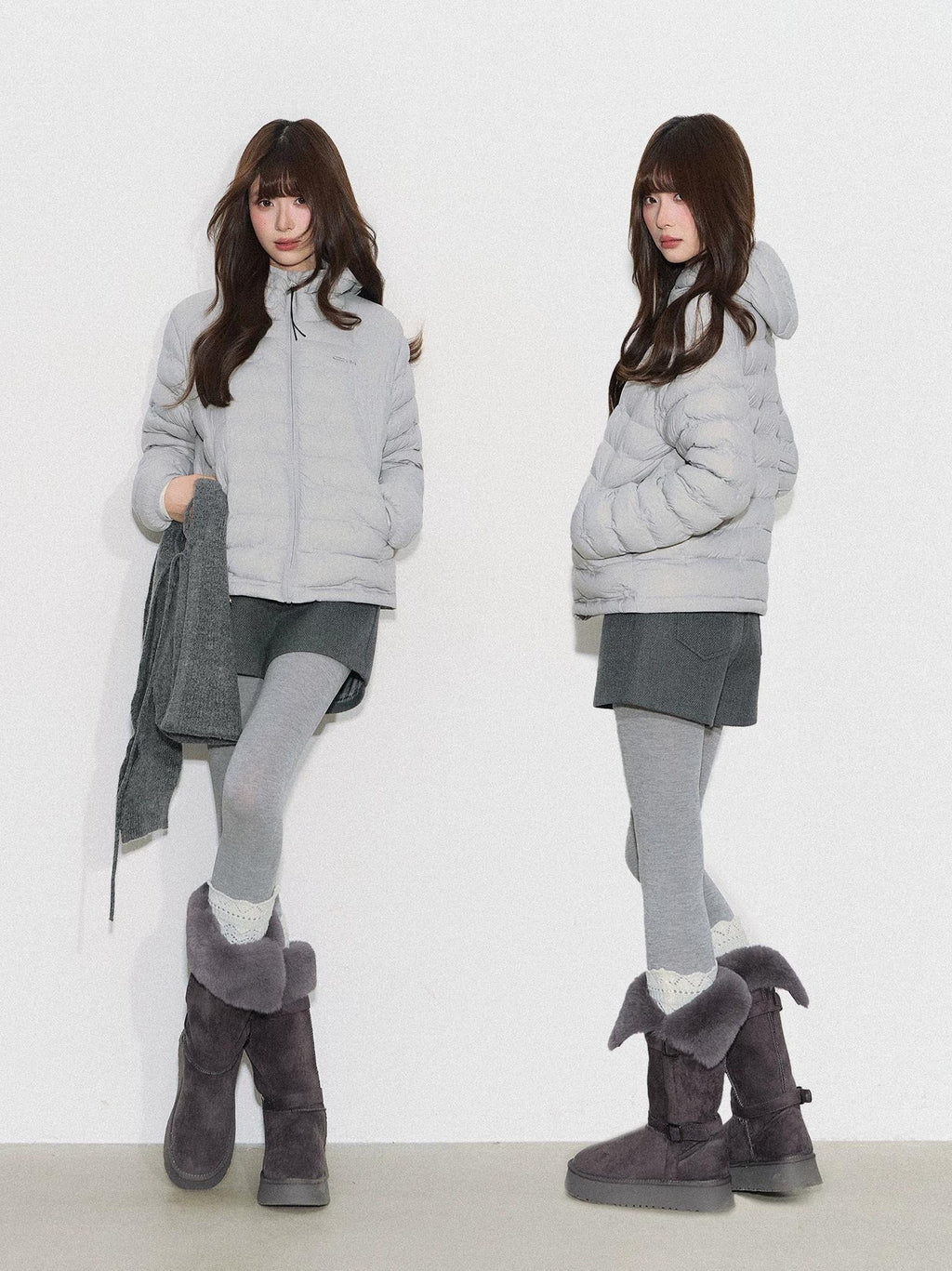 THELIGHT | LIGHTWEIGHT QUILTED HOODED JACKET【ID:TN00092】