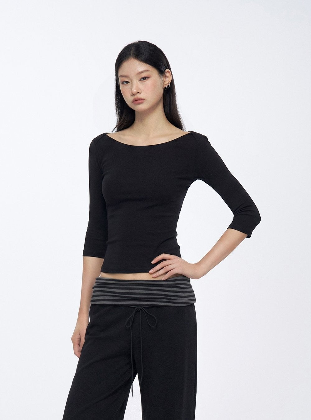 Offshore Wool Blend Top (2color)