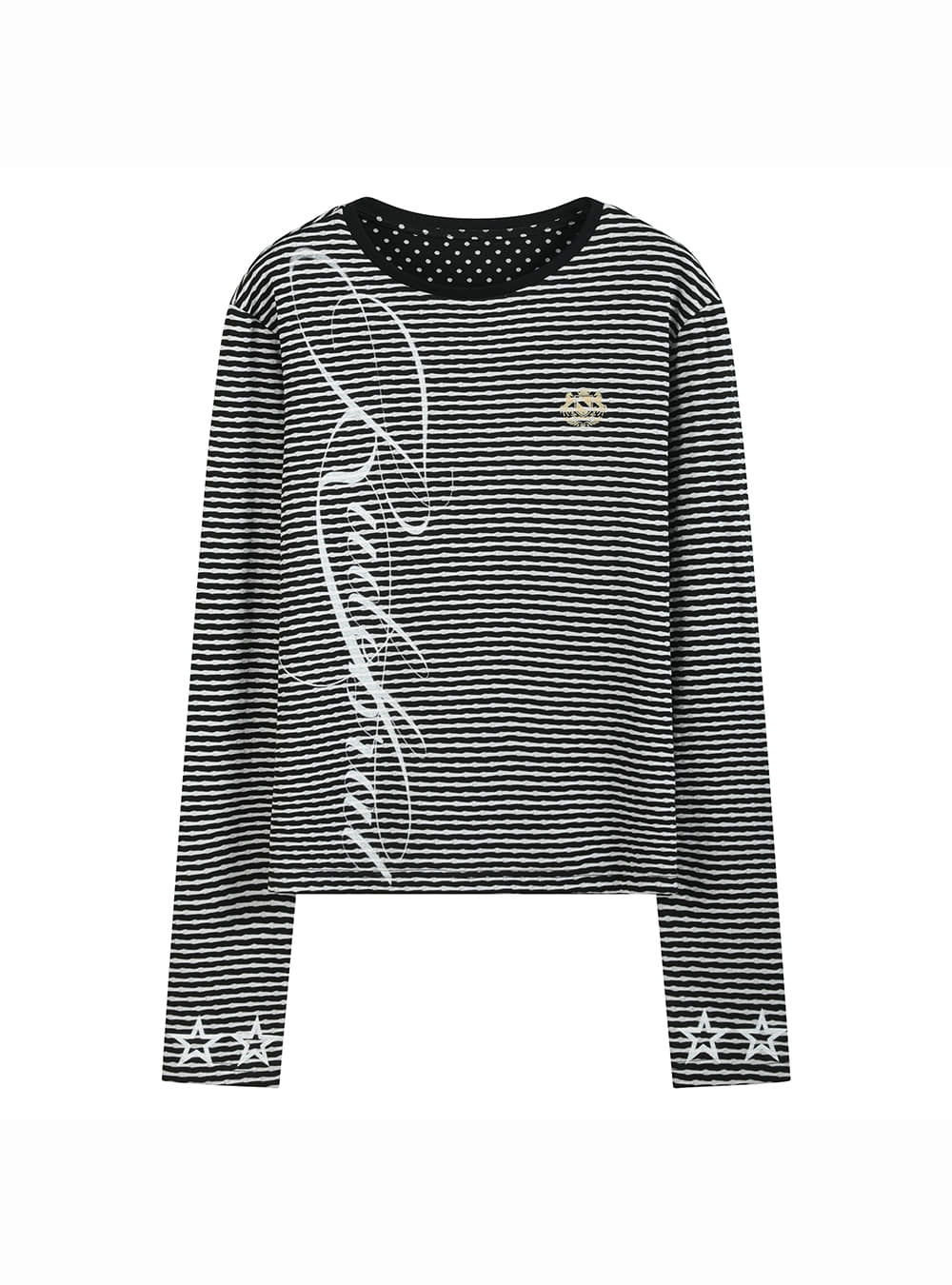 Static Ripple Stripe Top