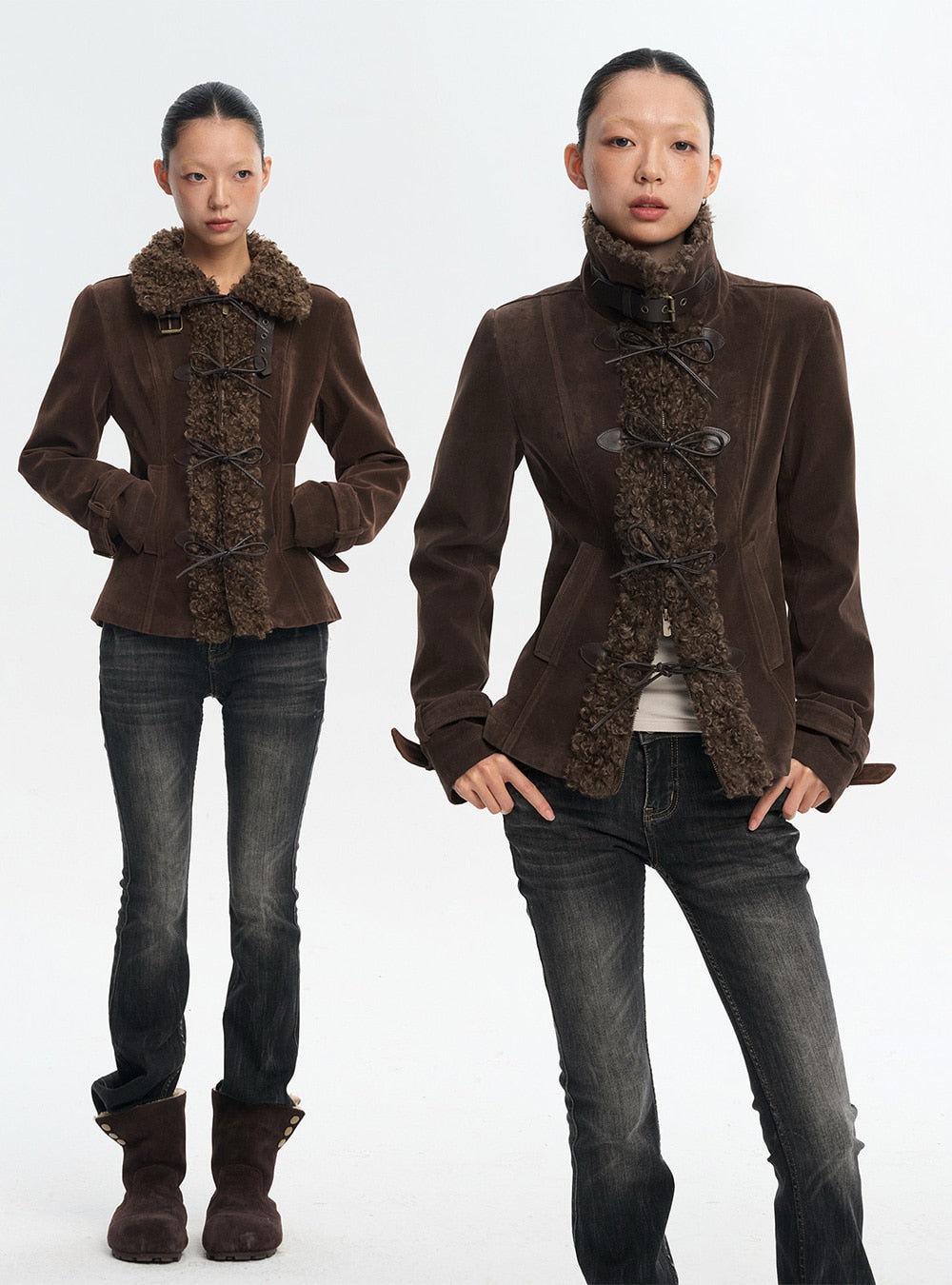 Brown Suede Women’s Jacket