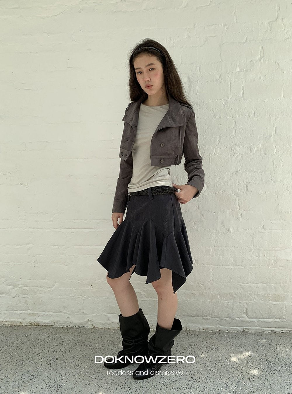 Asymmetry Flare Skirt
