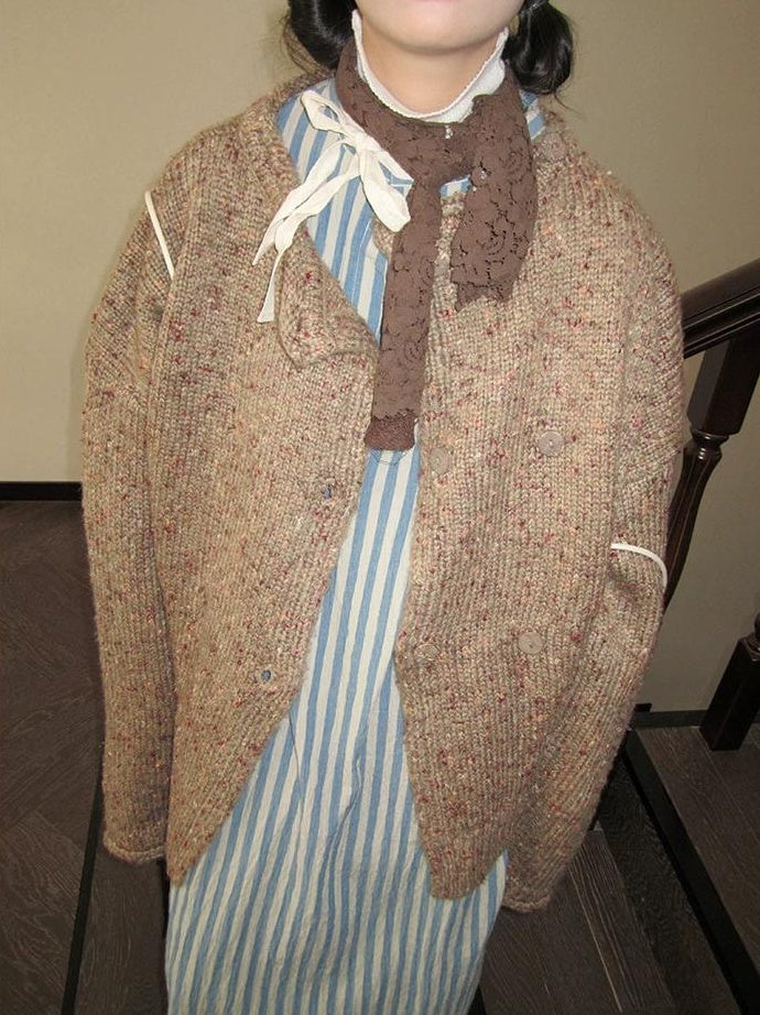 3months | VINTAGE KNIT CARDIGAN JACKET【ID:TN00033】