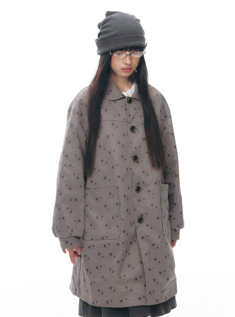 Soft Collar Reversible Coat