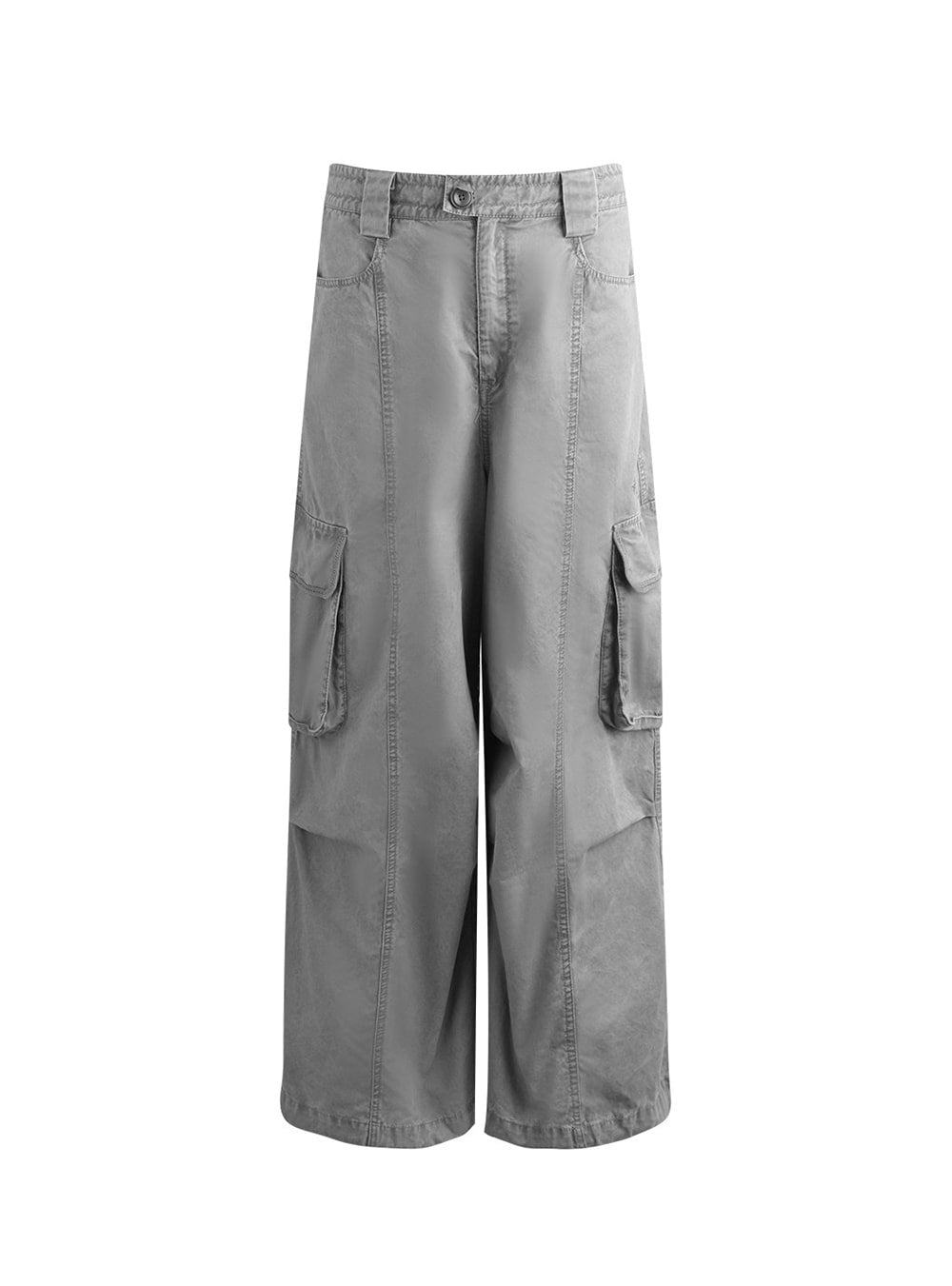Adjustable Cargo Wide Pants (2color)