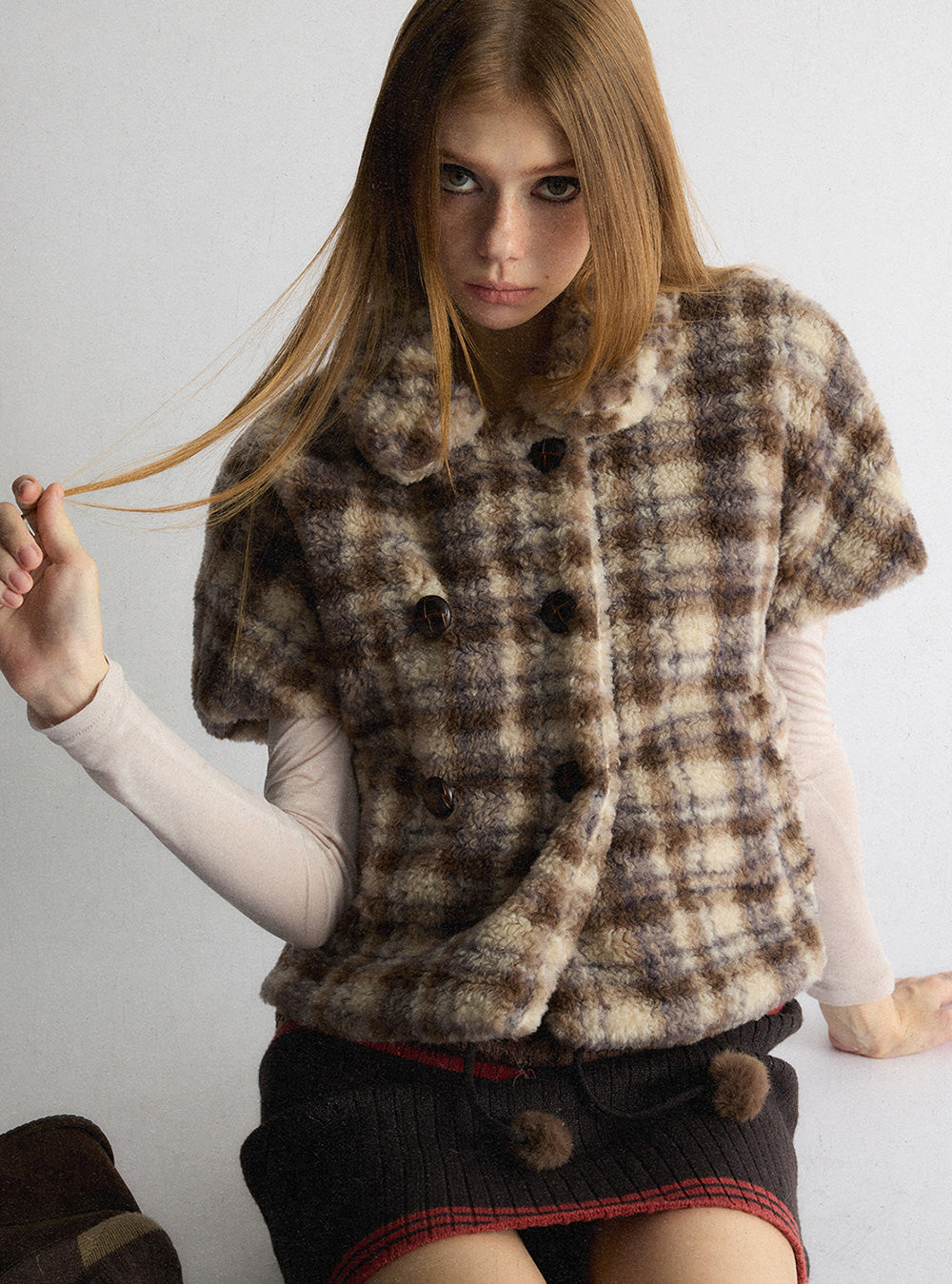 Winter Retro Check Vest