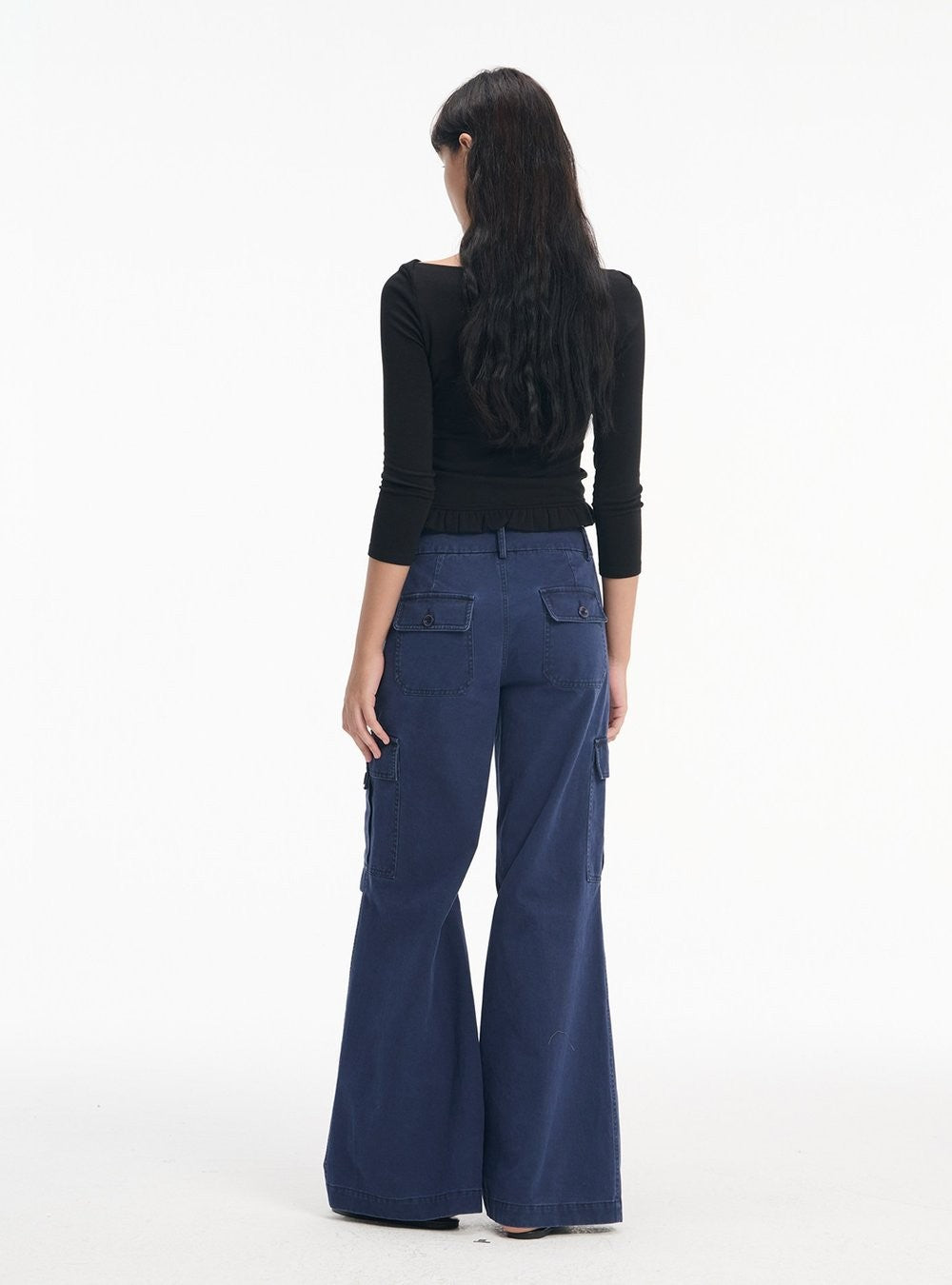 Offshore Ruffle Hem Top (2color)