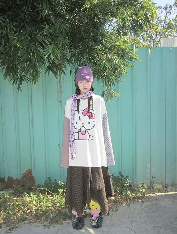 3months | KOREAN CARTOON PRINT LONG SLEEVE T-SHIRT【ID:TN00049】