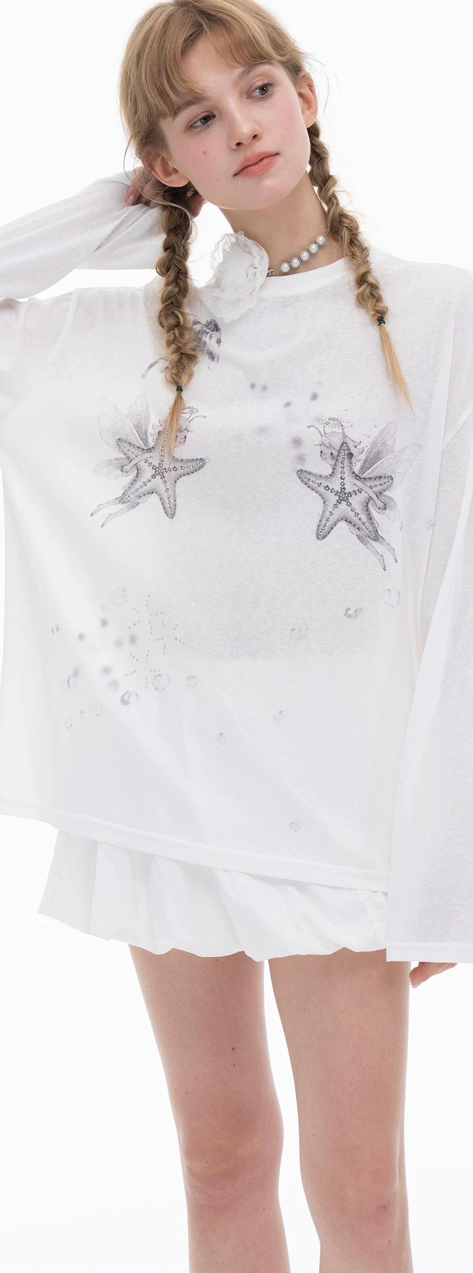 THELIGHT | SUNSCREEN LONG-SLEEVE T-SHIRT【ID:TN00111】