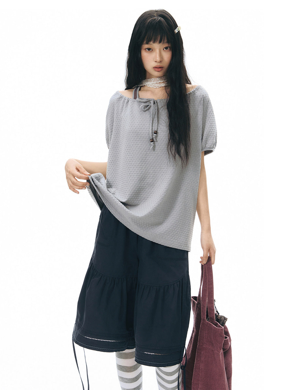 Utility Pocket Cropped Pants (2color)